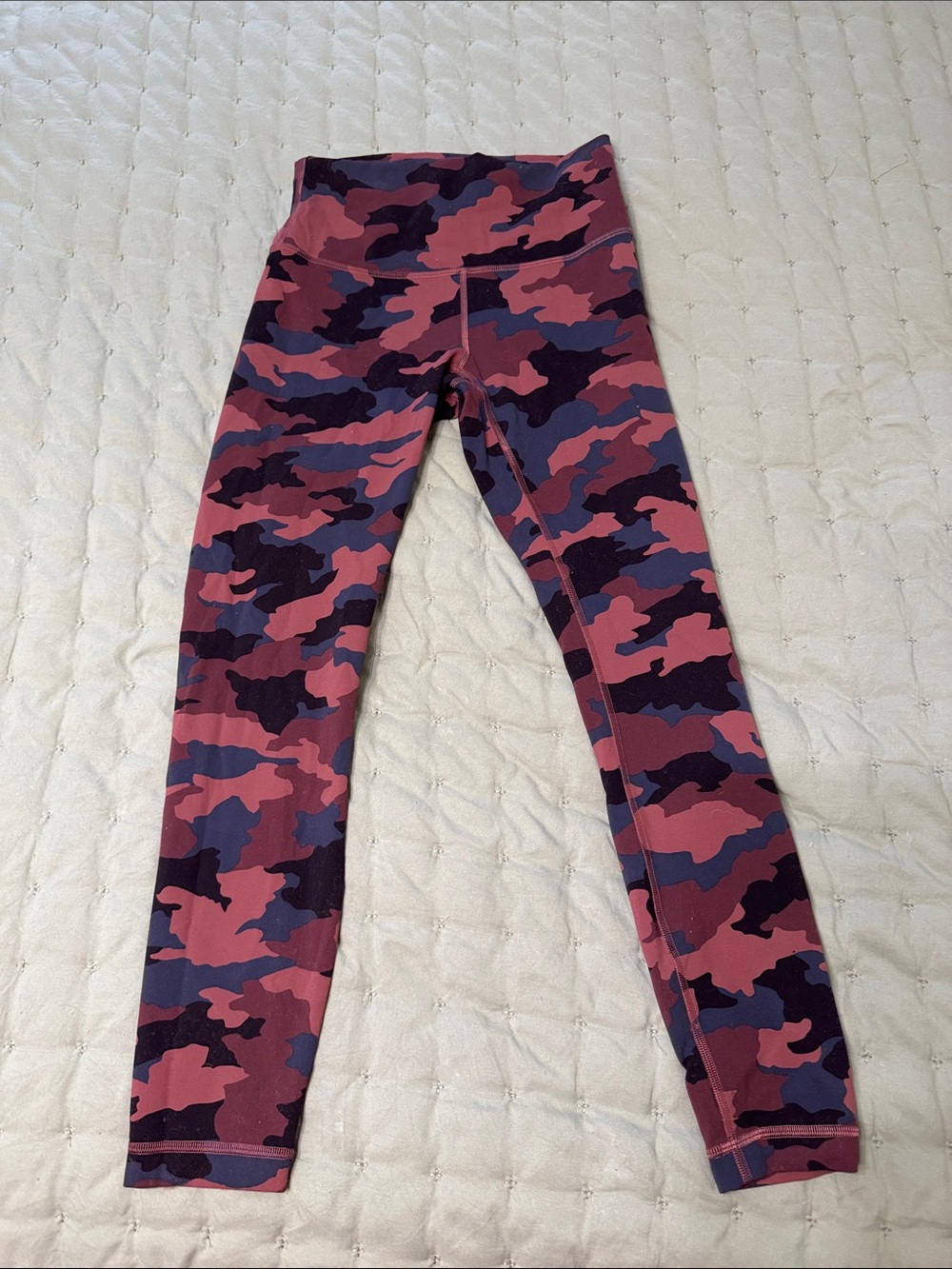 lululemon athletica Pink & Purple Camo High-Rise Leggings